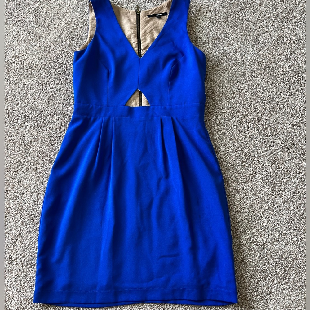 Naven royal blue dress